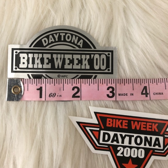 Vintage 2000 Daytona Bike Week Sticker Set - Picture 5 of 8